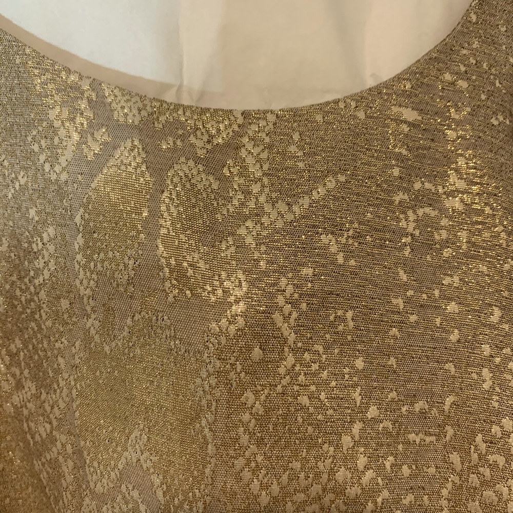 Calvin Klein Gold dress Gold snake print